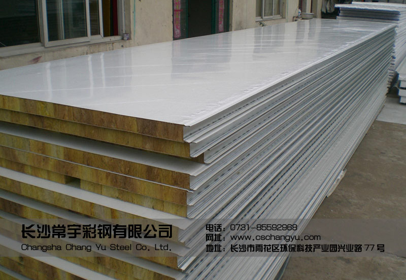 岩棉夹芯板,防火夹芯板,隔音夹芯板