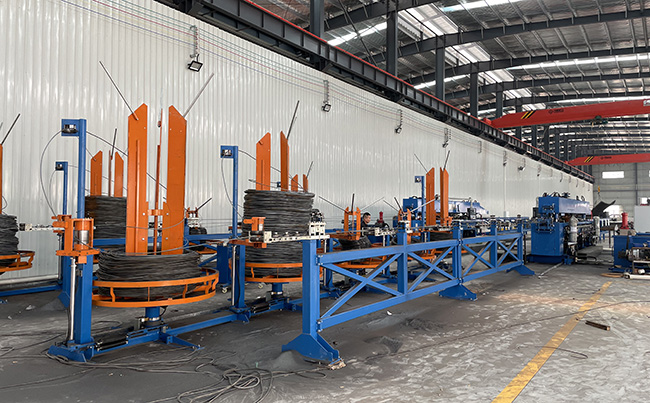 全新桁架楼承板生产线